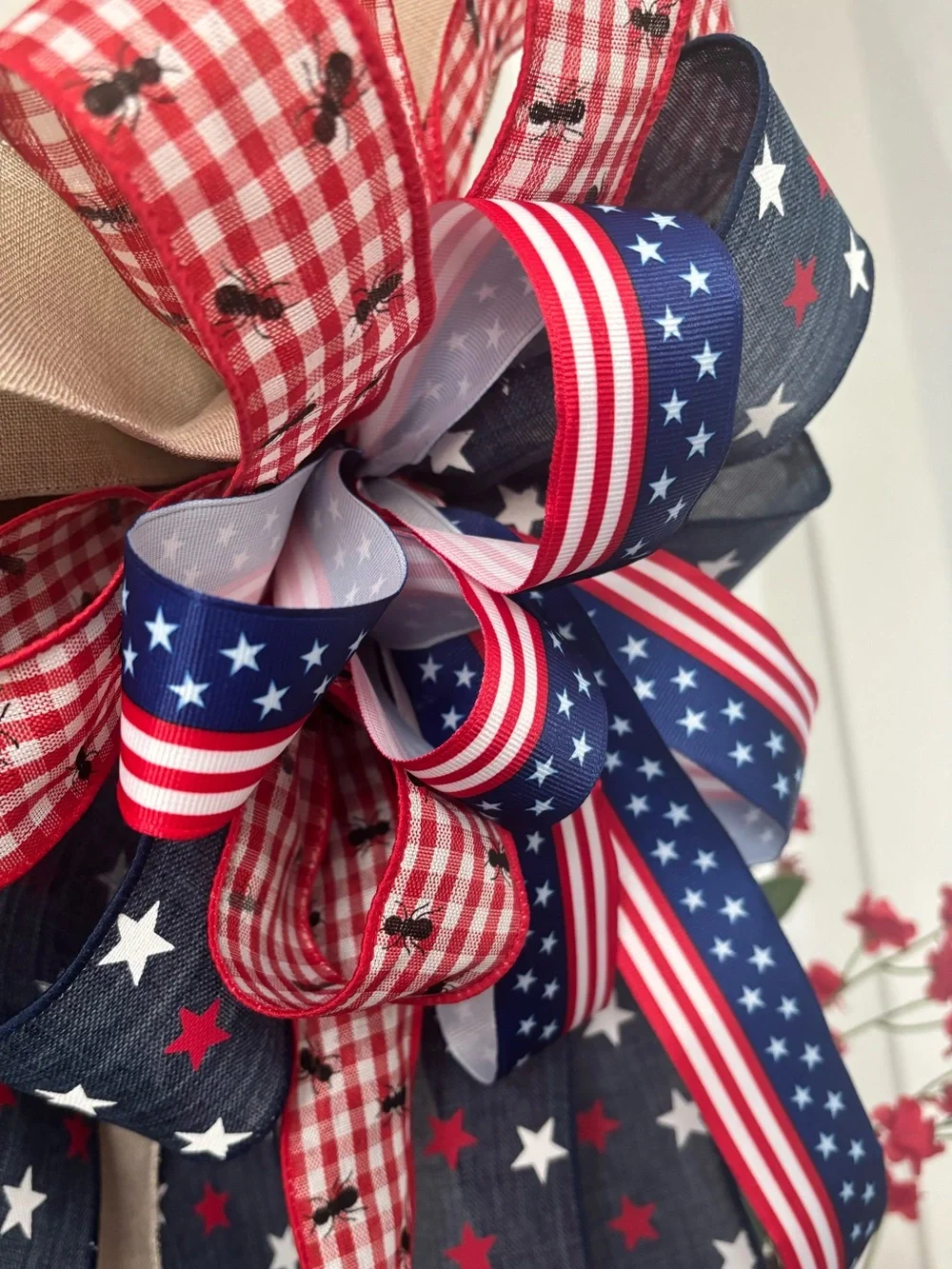 Patriotic Bow $15 Sale Americana Box Multiseason 🇺🇸 LAST CHANCE TODAY Final Sale